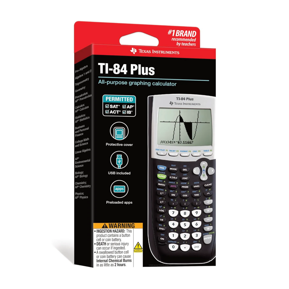 Texas Instruments TI-84 Plus graphing calculator - additional product view