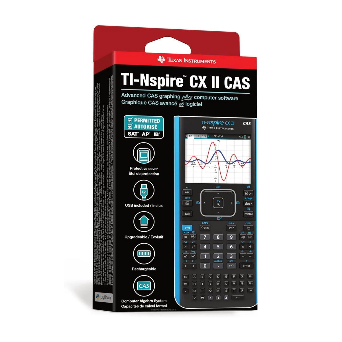 Texas Instruments TI-Nspire CX II CAS graphing calculator - additional product view