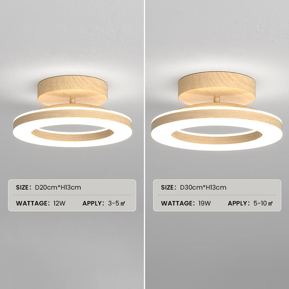 Plafon LED Redondo de Acrílico | Luminária Moderna para Hall e Entrada