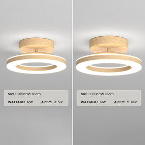 Plafon LED Redondo de Acrílico | Luminária Moderna para Hall e Entrada