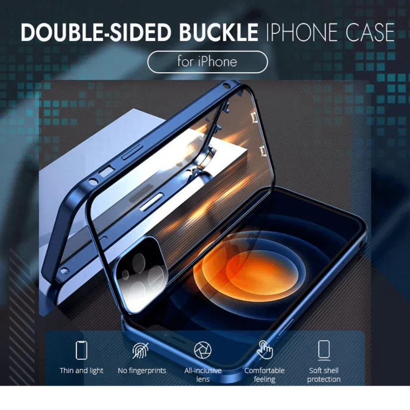 Capa para iPhone - Fivela Dupla