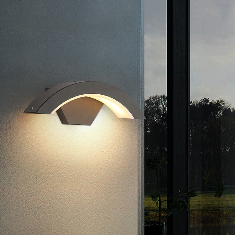 Luminária de Parede Externa Moderna | Arandela LED à Prova d'Água IP65