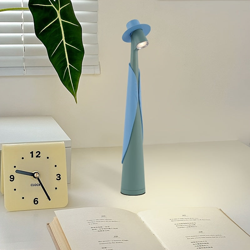 Luminária de Mesa LED Recarregável Moderna | Luminária de Mesa Criativa com Toque
