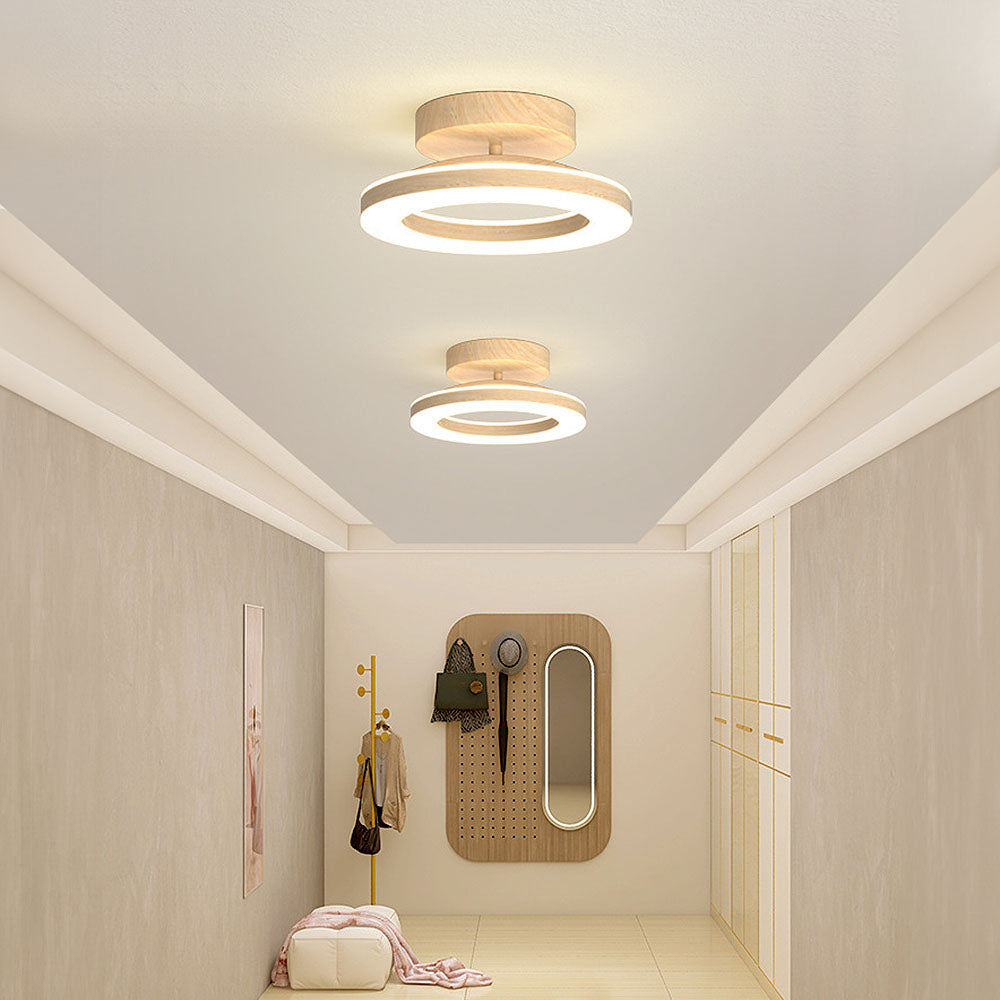 Plafon LED Redondo de Acrílico | Luminária Moderna para Hall e Entrada