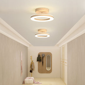 Plafon LED Redondo de Acrílico | Luminária Moderna para Hall e Entrada