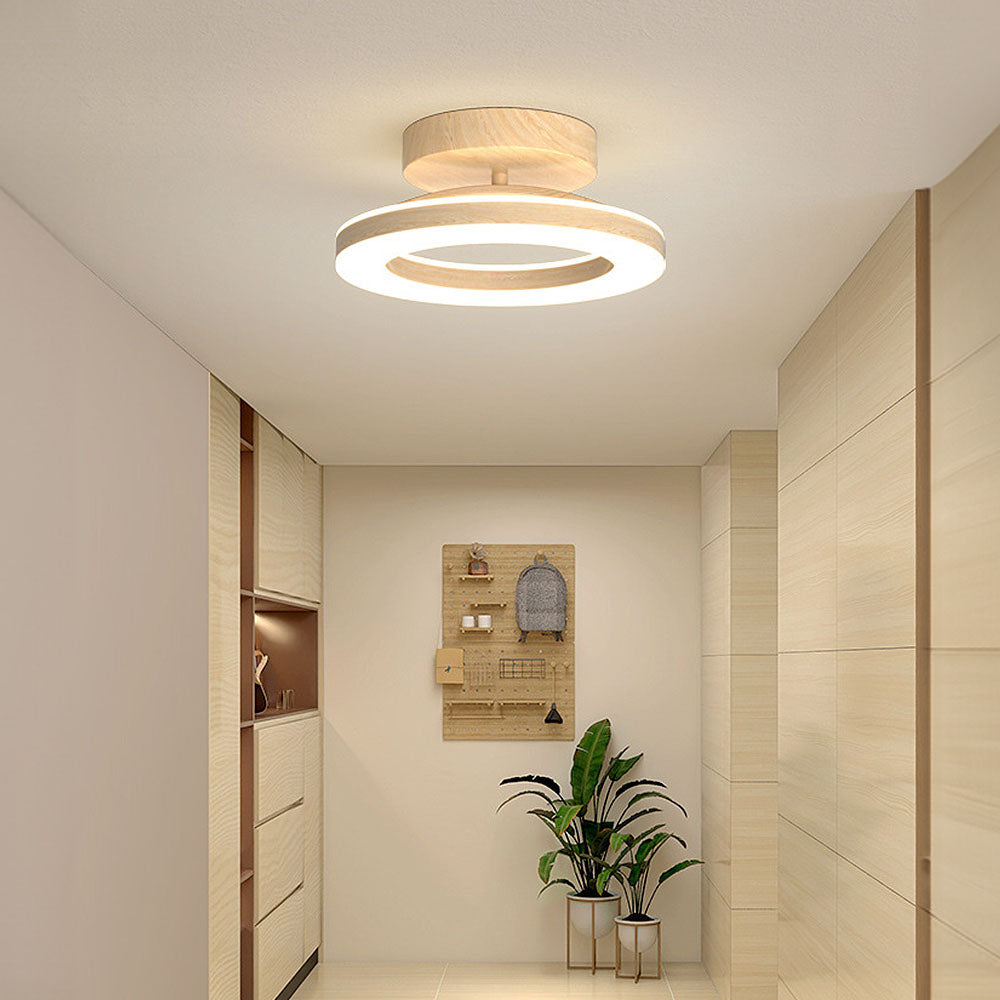 Plafon LED Redondo de Acrílico | Luminária Moderna para Hall e Entrada