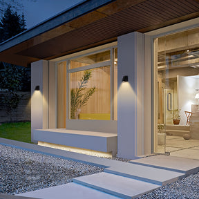Luminária de Parede Externa LED Moderna | Iluminação Decorativa à Prova d'Água 3W / 6W