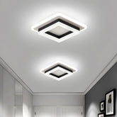 Square LED Ceiling Light | Modern Flush Mount Fixture