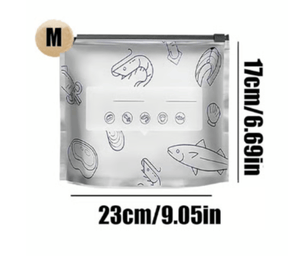 Aluminum Foil Food Storage Bags – Reusable 200×, Airtight & Eco-Friendly