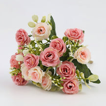 Mothers Day Artificial Flowers Hanging Rose Basket Patio Decor