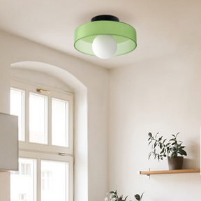 Luminária de Teto LED Moderna | Lustre de Sobrepor Estiloso