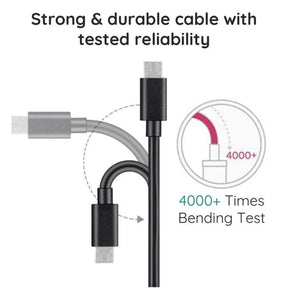 Cabo Micro USB Premium de 3 metros