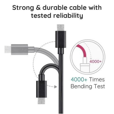 Cabo Micro USB Premium de 3 metros