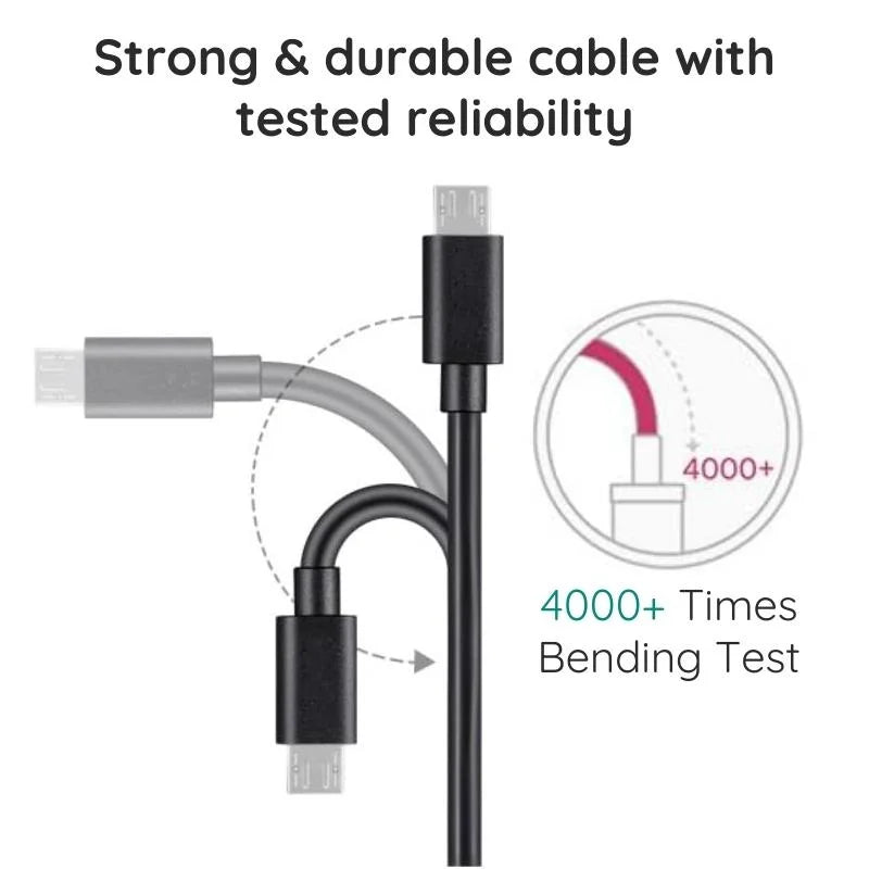 Cabo Micro USB Premium de 3 metros