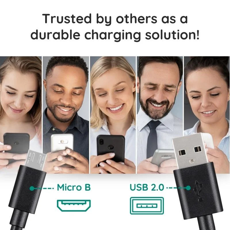 Cabo Micro USB Premium de 3 metros