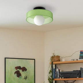 Luminária de Teto LED Moderna | Lustre de Sobrepor Estiloso