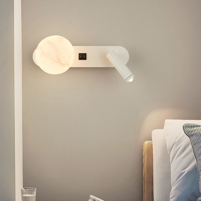 Arandela de Parede Dupla LunarBeam | Design Nórdico Moderno para Cabeceira