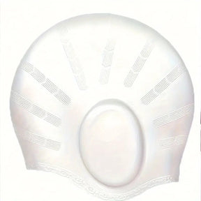 Silicone Swim Cap with Ear Protection – HydroFit Waterproof Design