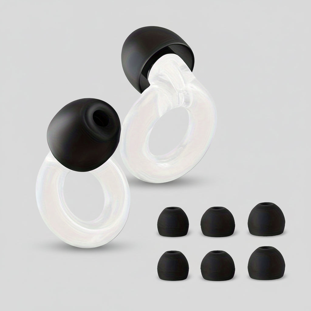 Protetores Auriculares de Silicone Reutilizáveis com Cancelamento de Ruído para Dormir