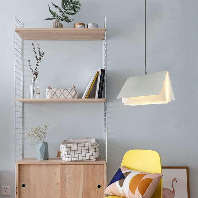 Flying Book Pendant Light | Modern Book-Inspired Ceiling Lamp