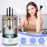 Limpador Elétrico Automático de Pincéis de Maquiagem