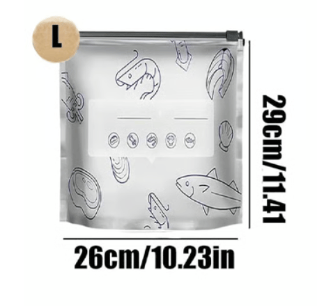 Aluminum Foil Food Storage Bags – Reusable 200×, Airtight & Eco-Friendly