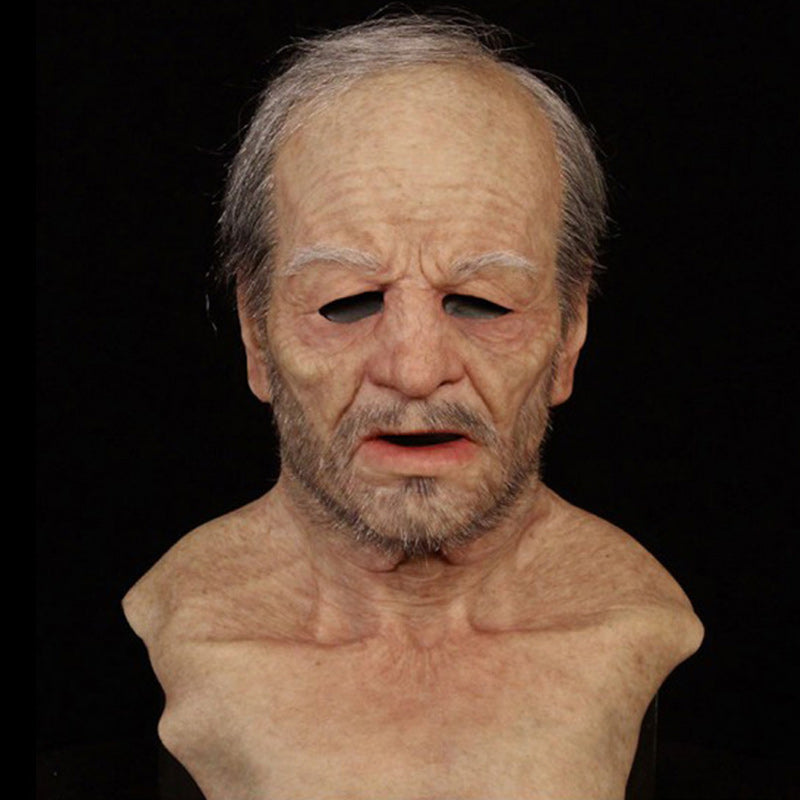 Realistic Full Face Latex Halloween Mask – Cosplay & Costume Wear