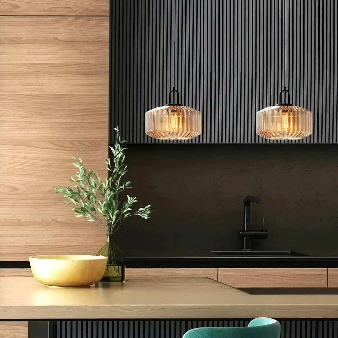 Mireta Glass Pendant Light | Retro-Coloured Glass Design