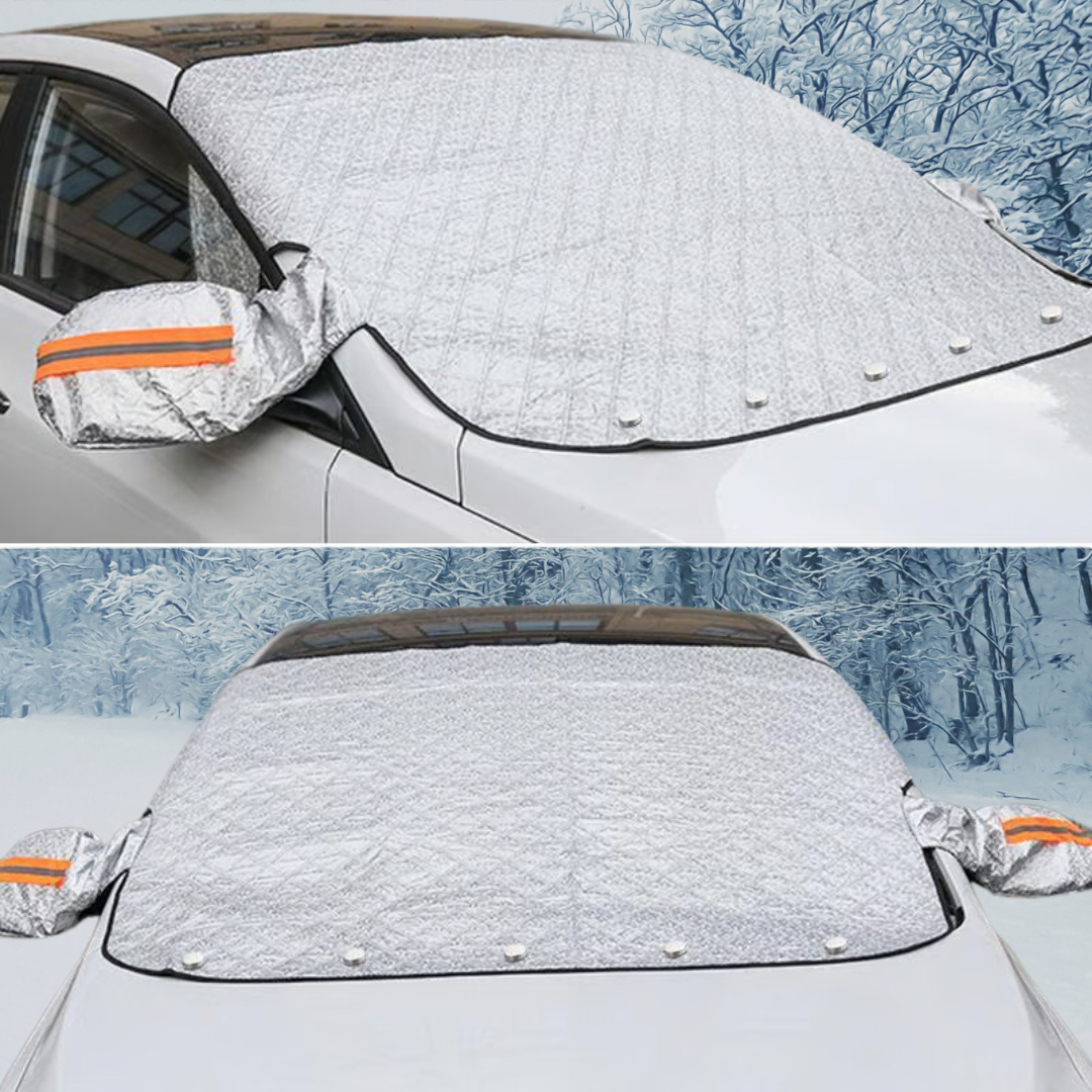 Capa Protetora Magnética para Para-brisa de Carro contra Neve e Gelo para Todas as Estações