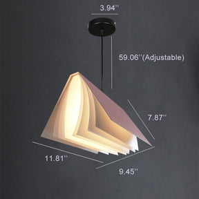 Flying Book Pendant Light | Modern Book-Inspired Ceiling Lamp