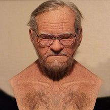 Realistic full-head latex Halloween costume mask for adults