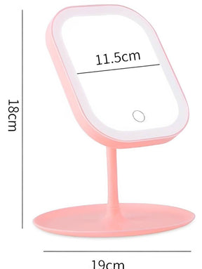 Portable Makeup Mirror with Lights