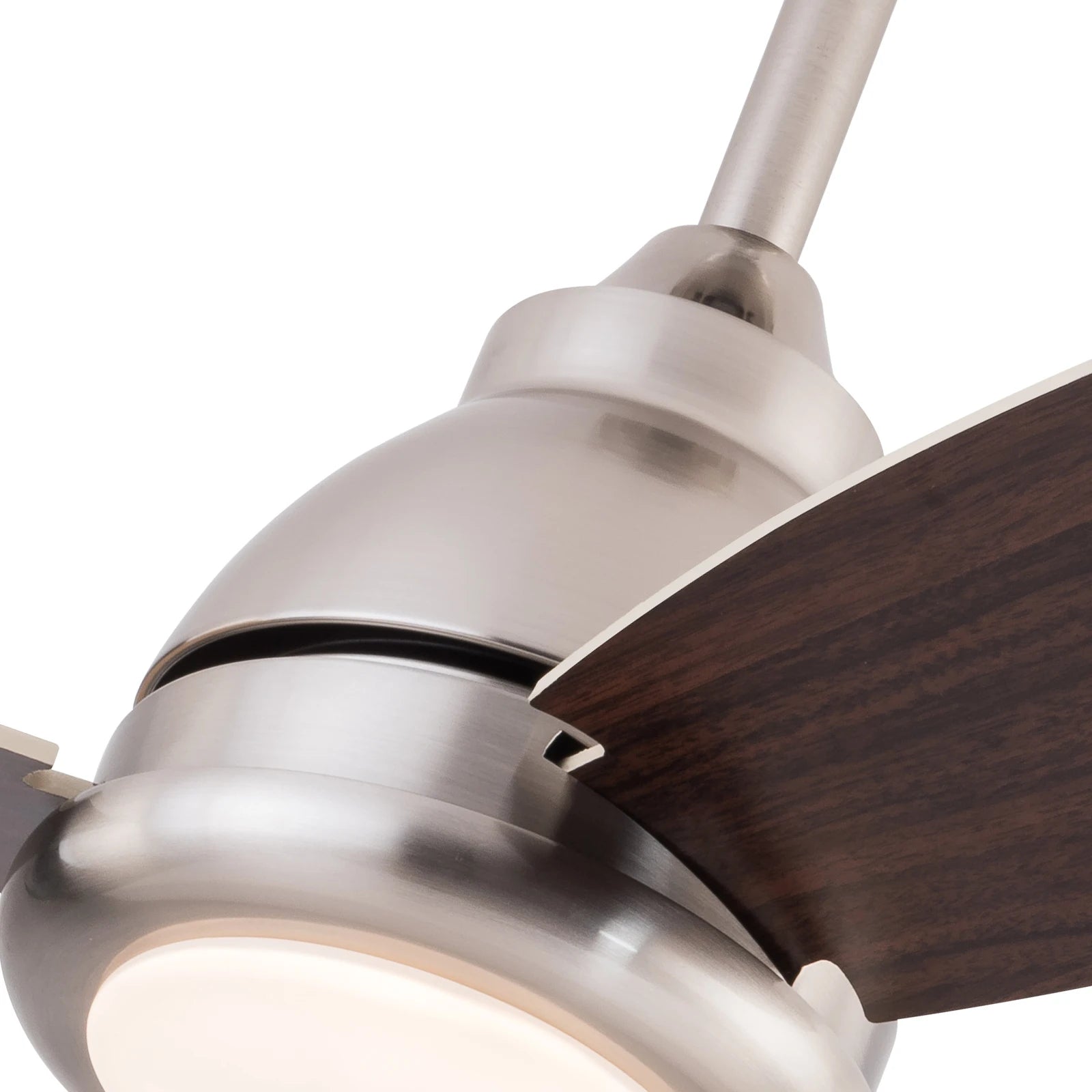 walnut ceiling fan with light and remote control
