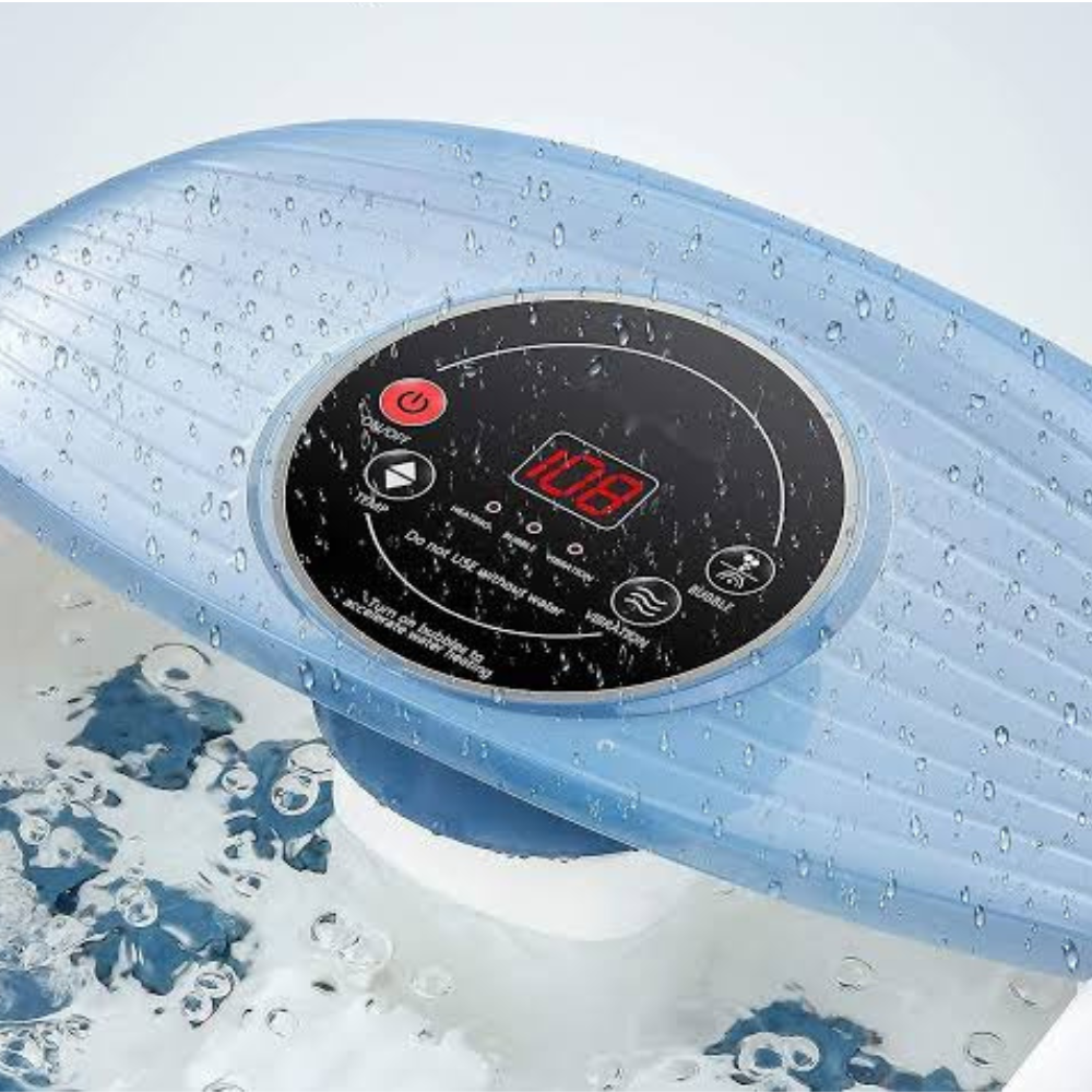 Massageador de Pés com Vibração e Controle de Temperatura