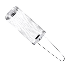 Cesta para Grelhar Churrasco Redonda em Aço Inoxidável