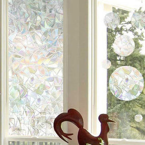 Decorative Rainbow Window Stained Glass Effect Privacy Film