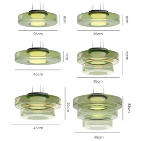 Glass Pendant Lamp | Bauhaus Style Hanging Light