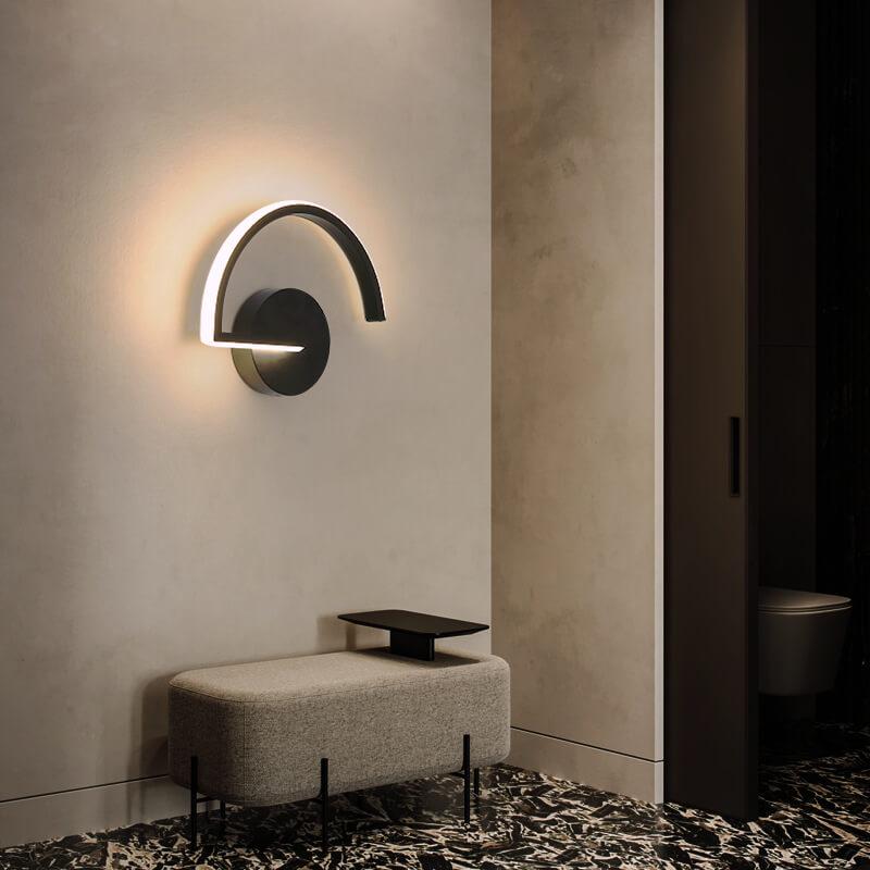 Arandela de LED Curves Line | Design Minimalista Moderno em Arco