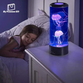 Luminária LED de Água-viva e Aquário