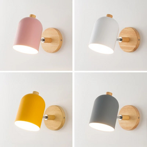 Arandela Drelis | Design Escandinavo Minimalista em Madeira