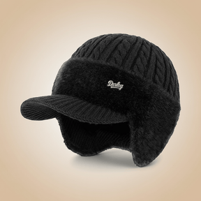 Gorro de Inverno Estilo Trapper com Proteção de Orelhas, À Prova de Vento e Forro de Pelúcia