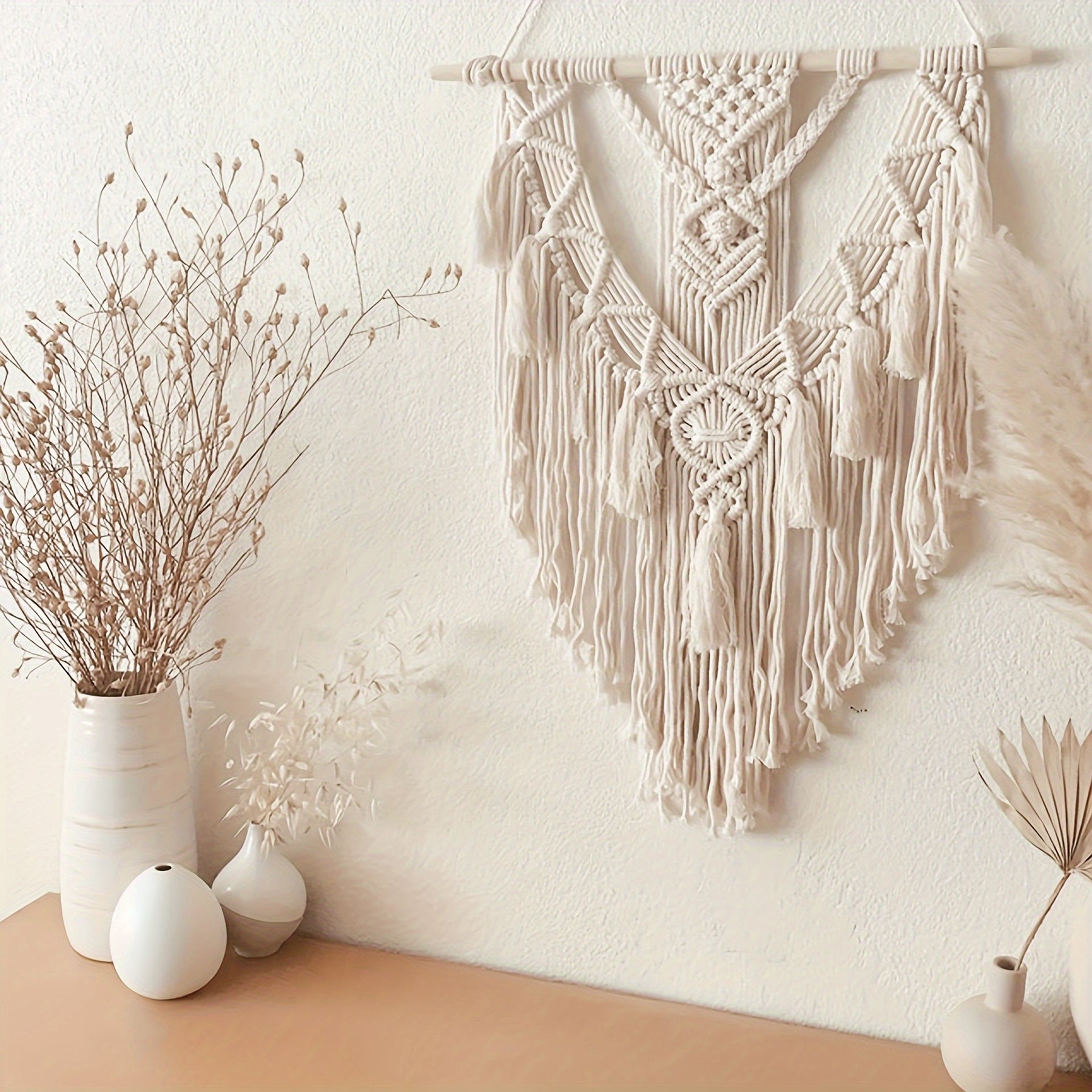 Bohemian Macrame Wall Hanging | Handcrafted Woven Tapestry