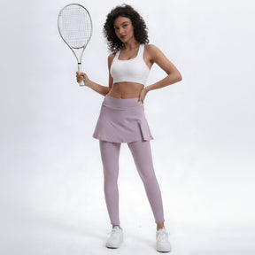 High Waist Pickleball Flared Yoga Pants Stretch Leggings