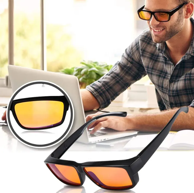 Óculos Gamer com Bloqueio de Luz Azul para Tela de Computador