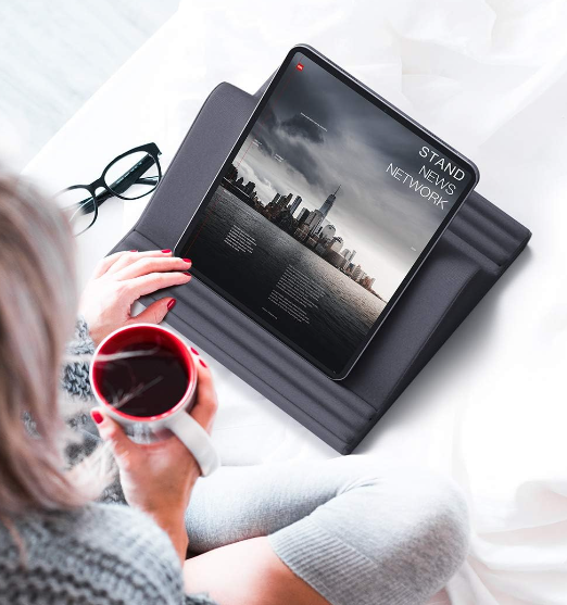 Suporte de Almofada para Tablet Compatível com Todos os Tablets