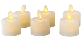 6 Velas Sem Chama Realistas Com Controle Remoto