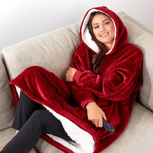Moletom Cobertor Feminino Oversized de Vestir
