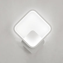 Luminária de Parede LED Quadrada Moderna | Iluminação Geométrica Minimalista