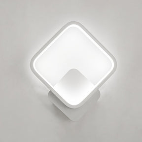 Luminária de Parede LED Quadrada Moderna | Iluminação Geométrica Minimalista