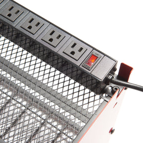 Suporte de Parede para Organização de Ferramentas Estação de Energia Prateleira de Armazenamento para Garagem